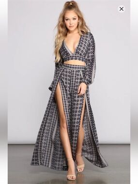 Windsor Bohemian Stunner Tulip Set Pants and Top